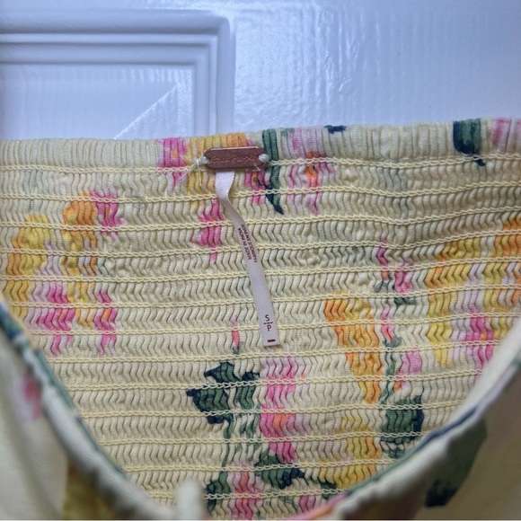 Free People Yellow Floral Blouse - Picture 4 of 6